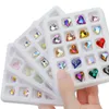 Decals colorful shining 20 grids Nail AB diamond glass flat pack special-shaped diamonds drill DIY nail art act the role ofing is tasted