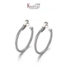 Gold Earring Hoops Silver Dy Jewelry Women Earrings Designers Stud Jewelrys White Twisted Thread Fashion Versatile Plated Needle Twist Popular Accessories