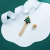 Pins Broches Kerstboom Krans Schaatsen Bel Sokken Sneeuwvlok Emaille Badge Kleine Broche Sieraden Jaar Cadeau 2022Pins