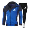 Herren-Trainingsanzüge, lustiger Pumba-Druck, Sportbekleidung, lässig, Joggen, Sport, Reißverschluss, Hoodies, Pullover, modisch, hochwertige Jogginghose, 2-teilig