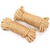 Nxy Bondage Sm Sex Slave Rope Coarse Cotton Restraint Erotic Role-playing Toy Soft Couple Adult Toys Game Product 220421