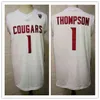 Sjzl98 #1 Klay Thompson Washington State Cougars jersey college basketball jersey Embroidery Stitched Customize any name and number all size