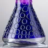 Szklane bongs duże bong gęzie ręczne rękodzieło Hakae o grubości 7 mm olej platformy 18 mm żeńskie złącze z miską rur wodną Purple kolorowy Downstem LXMD20108