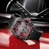 Uxury Watch Date Feice Skeleton Watch Mechanical Fashion Business Automatic Wristwatch Sport Men For Men Relogio Masculino