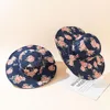 Adulte enfants seau chapeaux enfants chapeau de soleil Floral Denim bébé chapeau de soleil casquettes Parent-enfant pêcheur casquette dessin animé chapeaux de plage