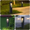 2 PACK LAMPY Słoneczne Outdoor Lawn Lekki ogród Dekoracyjny cylinder krajobrazowy dla dziedzińca stoczni