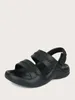 Meninos chevron padrão gancho-e-loop fastener esporte sandálias ela