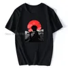 Men's T-Shirts Summer T Shirt Samurai With Sunset T-shirt Cotton Champloo Ofertas Men Tshirt Anime Tees Harajuku Streetwear