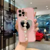 Funda de cuero con espejo de amor para teléfono a la moda, espejos de maquillaje, fundas 13pro Max para iPhone 12/11 XR a prueba de caídas 7plus, todo incluido