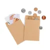 Opbergtassen pc kraft kleine munt enveloppen zelfklevende zaad mini-onderdelen items stempels pakketten enveloppen