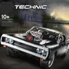 Nuova serie di auto tecniche Supercar Dom S Dodged Charger 42111 Blocchi modello Building Bricks Toy252F