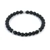 6mm pierre naturelle à la main brins perles bracelets porte-bonheur pour hommes femmes élastique bracelet mode énergie bijoux