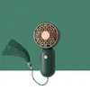 2020SUMMER NYHET HANDHELD FAN HOME DESKTOP PORTABLE CHINESELT STYLE MINI Electric Fan 3-växlad vindhastighet USB-laddning gratis av Epack Y05