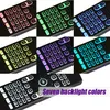 Teclado X8 Air Fly Mouse MX3 2.4GHz Sem Fio Teclado Controle Remoto Somatossensory IR Aprendendo Cores Retroiluminado