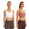 Sexig Vest Crop Top rygglös stötbeständig Running Bh Women Sport Bras Workout Push Up Yoga Fitness BH Gymkläder