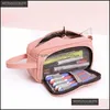 Pencil Cases Bags Office School Supplies Business Industrial 20 Colors Large Capacity Case Kawaii Pencilcase Pen Bag Box Pencils Pouch Sta