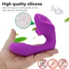 Nxy vibratorer klitoris sugande g spot dildo med 10 kraftfulla lägen klitoris sucker oralsexleksaker för kvinnor och par 2 i 1 220505