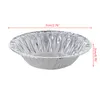 250 stcs Wegwerp Aluminium Folie Bak Ei Taart Pan Cupcake Kaste Plaat Schimmel Tin