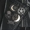 Pins Broschen Schmuck Hexen-Pins-Kollektion Pentagramm Dreifachmond Konstellation Zauberer Witchy Goth Anstecknadel für Hexen Drop Lieferung 2021