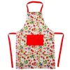 Cotton Printing Apron with pocket 60x90cm Strawberry design