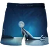 Summer Funny Starry Sky 3D Print Beach Pants Fashion Leisure Quick-Dry Bermuda Shorts Surfing Swimsuits 220624