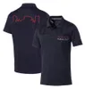 2022 F1 F1 T-shirt Fórmula 1 Racing T-shirts Summer Mens Poliéster Camisas de pólo seco rápido de mangas curtas Jersey de roupas de trabalho