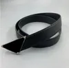 3 5cm Designers Belt Luxurys high quality men's leather belt with printed PRa letters women's belts fashion buckle305B