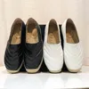 19SS Lüks Tasarımcı Espadrilles Sıradan Saman Ayakkabıları Kadın Yaz Bahar Platformu Donanım Loafer Kızlar Gerçek Deri Hasta Sole Eur35-41