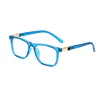 Klassieke Vintage Zonnebril Mannen Vrouwen Vierkant Kunststof Frame Luxe Designer Zonnebrillen Clear Lens Shades Eyewear