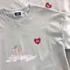 Kläder t-shirt 2021ss kith cupid män kvinnor hög kvalitet cupids hjärta tee tung tyg korta ärm toppar inuti tag etikett5vng