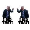 Décoration de fête 100pcs Joe Biden Funny Stickers - I Did That Car Sticker Decal Autocollants Imperméables DIY Stickers Réfléchissants Affiche F0815