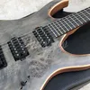 الأبنوس الأصابع السوداء Brash Top 6 Strings Guitar Guitar Hardwares الصلبة الخشب Guitarra