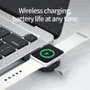 Ny ankomst 3W USB IWATCH Wireless Charger Portable Magnetic Quick Charge för Apple Watch 1/2/3/4/5/6/SE