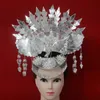 Cinese Miao Argento Copricapo Prodotti Stage Performance Cappello Novità Tornante Esagerato Principessa Cosplay