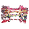 Sublimation Pet Dog Puppy Double Knot Chew Ropes Knots Toys Clean Teeth Durable Braided Bone Rope Pets Molar Toy Pet Supplies Random Color