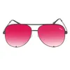 Óculos de sol Quay Design Women Mirror Pilot Fashion High Key Eyewear para Oculos Gradiente Feminino