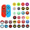 nintendスイッチ用ラバーシリコングリップケースJoycon Cap Protective Caps Accessories for Gamepad Joystick Controller