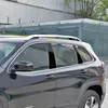 6st CAR Window Center Piller Sticker PVC Trim Anti-Scratch Film för Jeep Compass MP552 Cherokee KL Renegade Bu 2009-Present