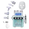 8 In 1 Hydra Dermabrasion Oxygen Jet Diamond Aqua Peeling Machine Hydrafacials H2O2 Oxygen Facial Machine met LED Mask EMS RF Meso Waterlicht