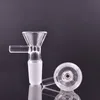 10mm 14mm 18mm manlig kvinnlig tjock skålbit för glas bong glider tratt skålar rör rök skålar hårda olje riggar bitar accessori6607469