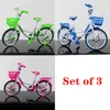 Mini Model 1 10 Finger Mountain Bike Eloy Bicycle Diecast Racing Metal Accessories Toy Simulation Collection Toys for Children 220608