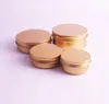 50ML/60ML/100ML/150ML Aluminum Cosmetic Cream Jar Container Rose Gold Metal Tin Ointment Refillable Jars Aluminum Lipstick Packing Pot Wholesale SN4442