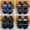 Sandalias Slipper Foam Runners Bolsas Diseñador Mujeres Caucho Patente Cuero Hebilla Zapatos Roma Amite 35-42 Zapatos de playa