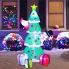 2.1M LED Inflatable Outdoor Glow Christmas Tree Merry Christmas Decoration Christmas Ornaments Happy New Year Xmas Tree 201027