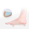 Skarpetki Hosiery 3Pairs antypoślizgowy potsorbent wkładki do masażu siedmiopunktowe podkładki skórzane pół wkładki Kobiety stopy na pięcie wkład Orticssock