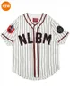 GLAC202 Centennial Commemorative Heritage Custom NLBM Negro Leagues Baseball Jersey Stiched Naam Stiched Number snel verzending Hoge kwaliteit