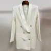 Bayan Takım Elbise Ve Blazer Yüksek Kalite Kadın Takım Elbise Seçenekleri İçin 8 Renk Uzun Uzunluk Tasarım Blazer Düğmeli Büyük Bedenler s-2xl-5