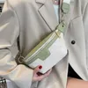 패션 대용량 경사 가슴 팩 체인 디자인 숄더백 그리드 핸드백