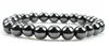 Black Hematite 8mm Ball Bead Magnetic Therapy Bracelet Magnet Stone Bracelet Relieve Arthritis Headache Stress Relieving Jewelry