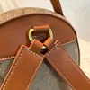 Frühling Mini Palm Frauen Taschen Rucksäcke Marke Grils Rucksack Schultasche Sinn für Mode Gedruckt Kontrastfarbe Freizeittaschen 21 * 25 * 9,5 cm